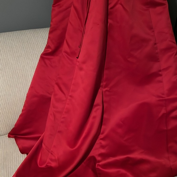 Elegant and Classy Red Formal dress- size 11/12-Prom season is coming!! - Picture 9 of 11